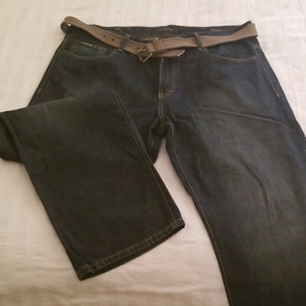 Men's Calvin Klein blue denim jeans relaxed fit